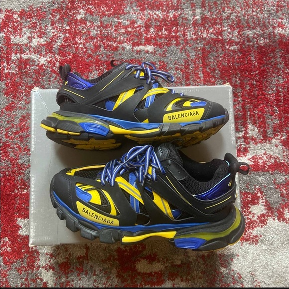 Balenciaga Other - COPY - COPY - *Rare* Balenciaga Track Blue and Yellow